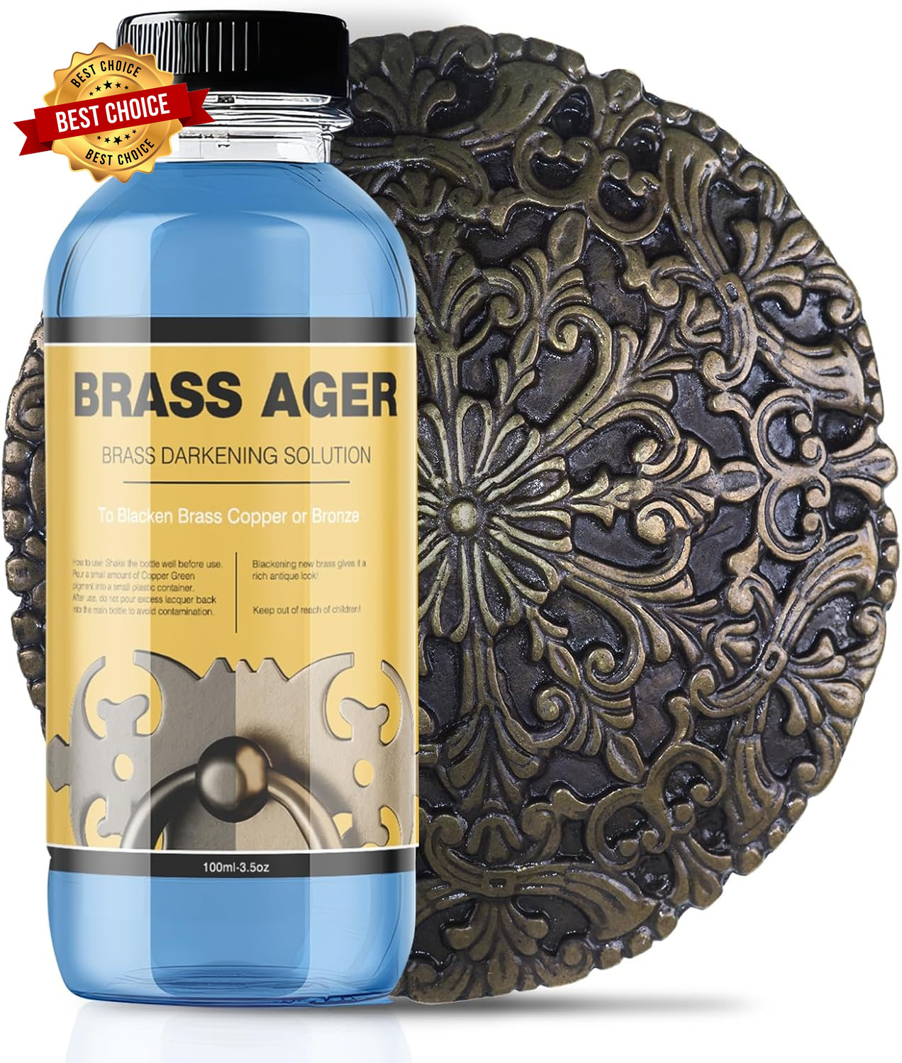 Black Metal Finish Solution Kit – Metal Surface Blackening Coating for Steel & I