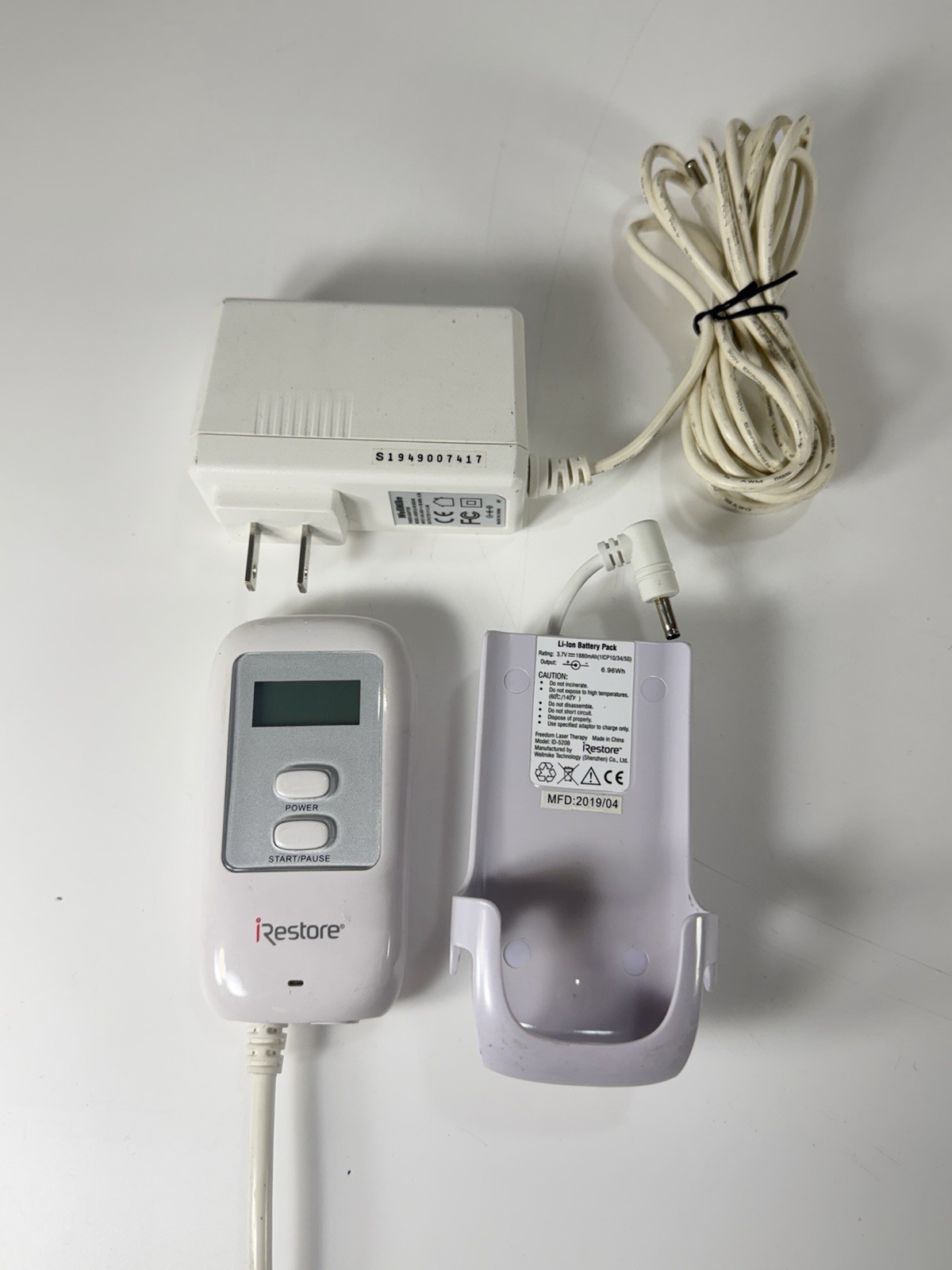 iRESTORE ID-500 Low-Level Light Therapy LLLT Laser Hair Growth System – WORKS