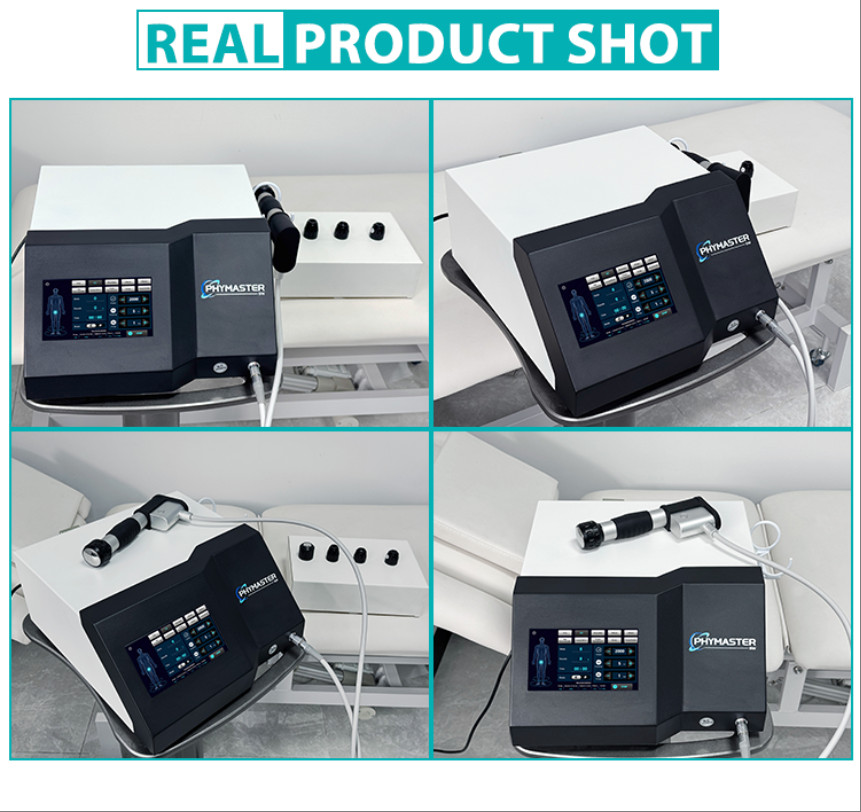 Pneumatic 10Bar ESWT Shock Wave Machine Physical Pain Relief Therapy US New