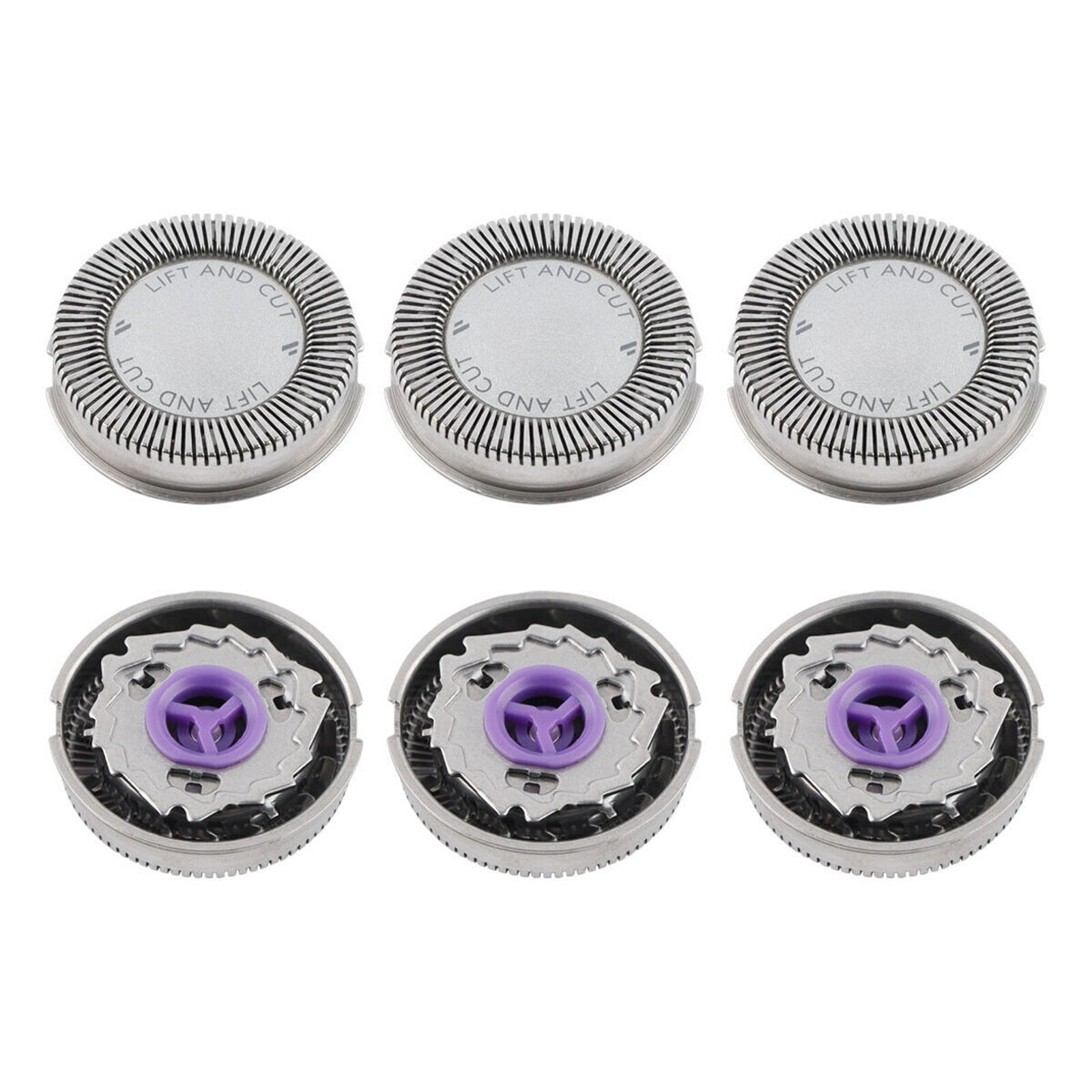 6-Pack Replacement Heads for Philips Norelco Shaver Razor Head HQ56 HQ55 HQ4 HQ3