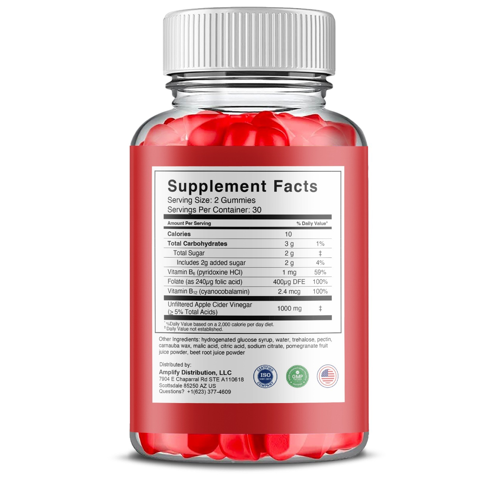 21 Keto ACV Gummy, 21Keto Support Supplement (60 Gummies)