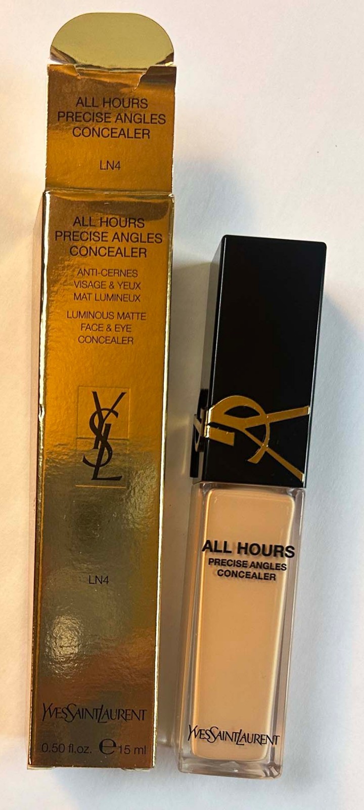 Yves Saint Laurent All Hours Precise Angles Concealer LN4 15ml NEW IN BOX