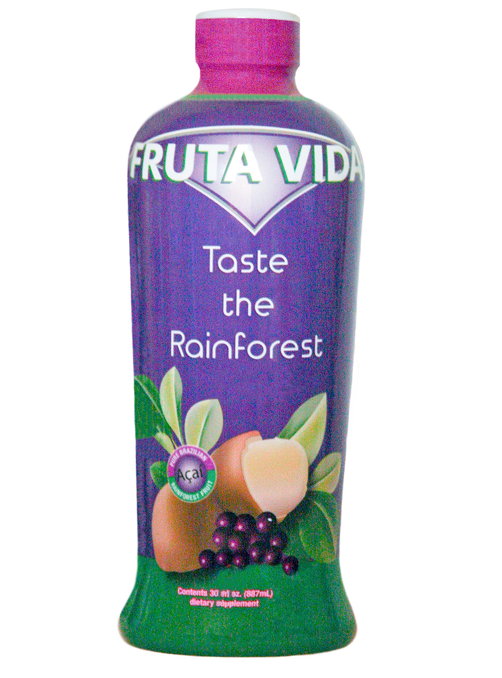 Fruta Vida – 30 oz (Acai, Yerba Mate, Cupuacu) 1 Bottle