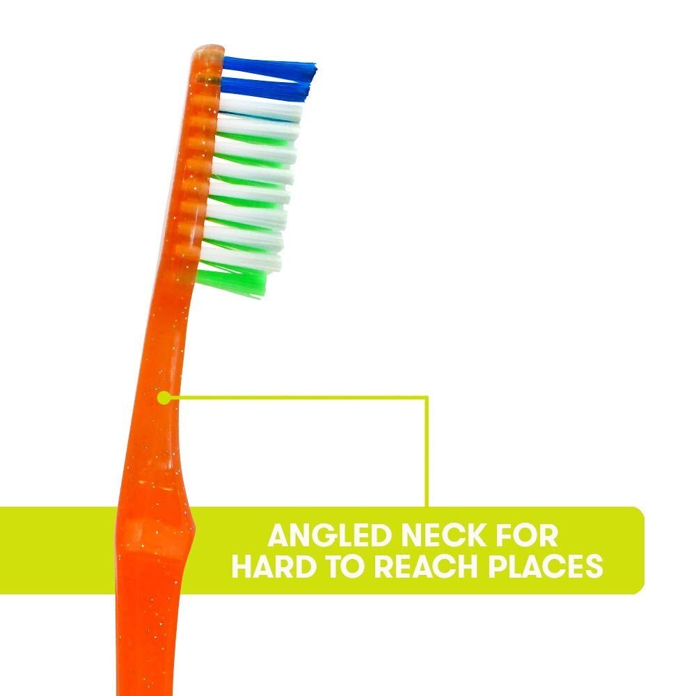 Reach Crystal Clean Toothbrush FIRM x 12 Pack with Free Travel Cap Firm Bristles
