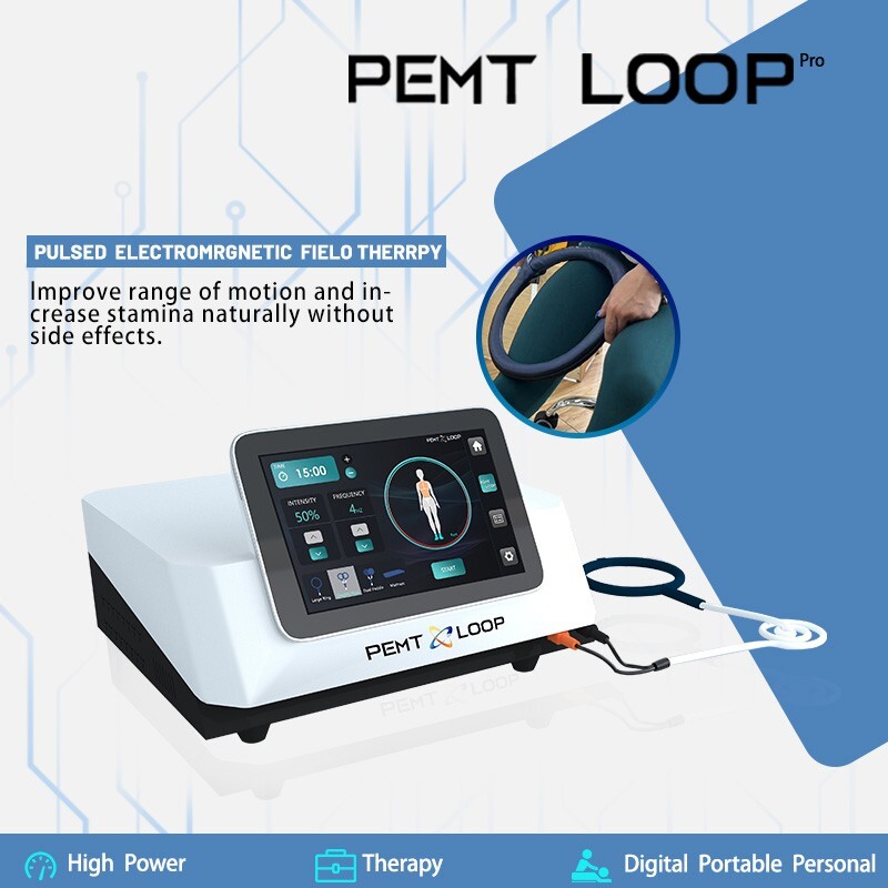 Protable PMST Loop EMTT PEMF Machine Magnetic Physio Therapy Massage Pain Relief
