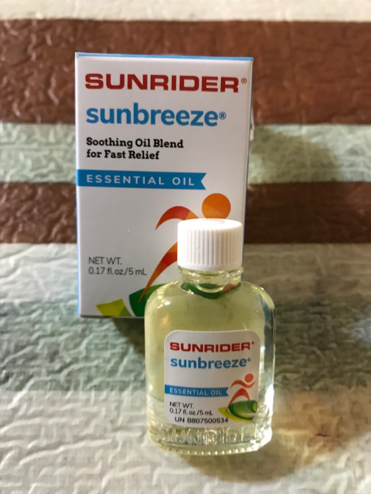 Sunrider Sunbreeze Essential Oil 0.17fl.oz Pain Relief Muscle Ache Menthol Herb