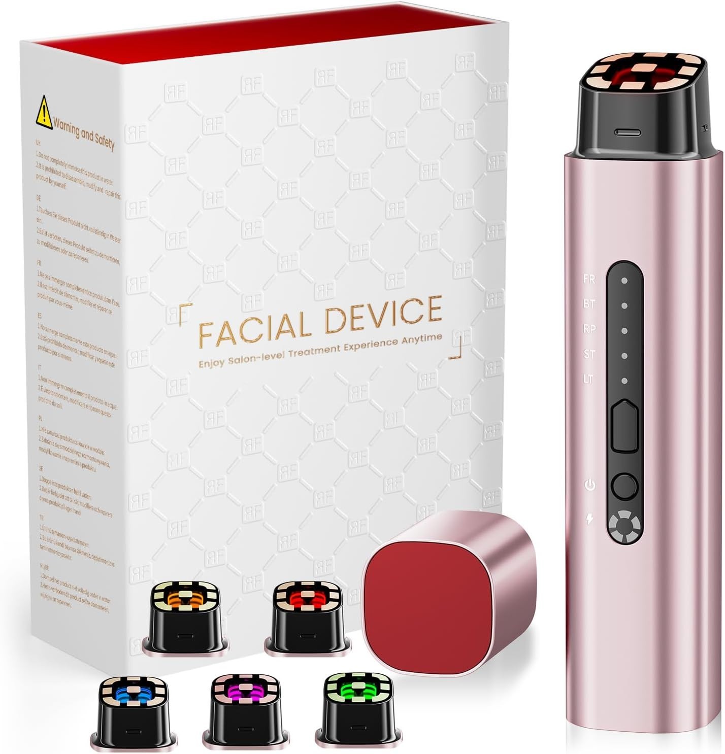 Microcurrent Facial Device – 5-in-1 Skin Tightening & Lifting Facial Machine