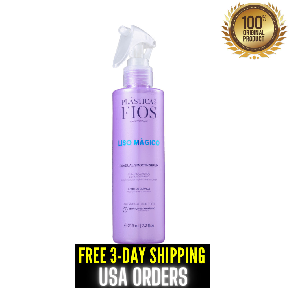 Cadiveu Plastica Dos Fios Liso Magico Keratin Hair Treatment Serum 215mL