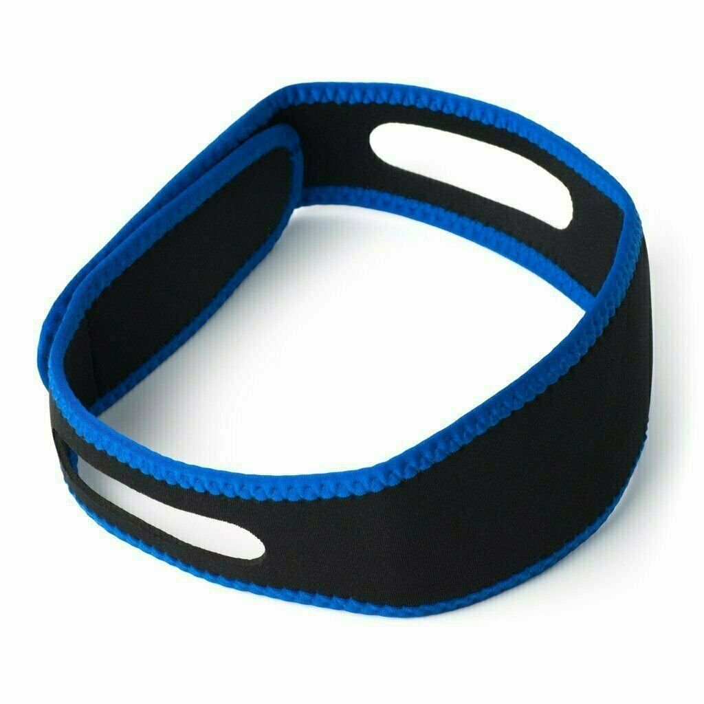 Adjustable Anti-Snore Chin Strap SnoreDoc (SN-003 V2) 77cm Blue