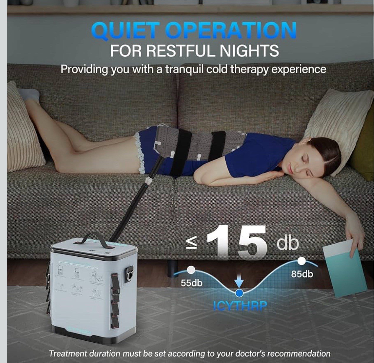 ICYTHRP Cold Therapy Machine with Programmable Timer, FSA Eligible HSA