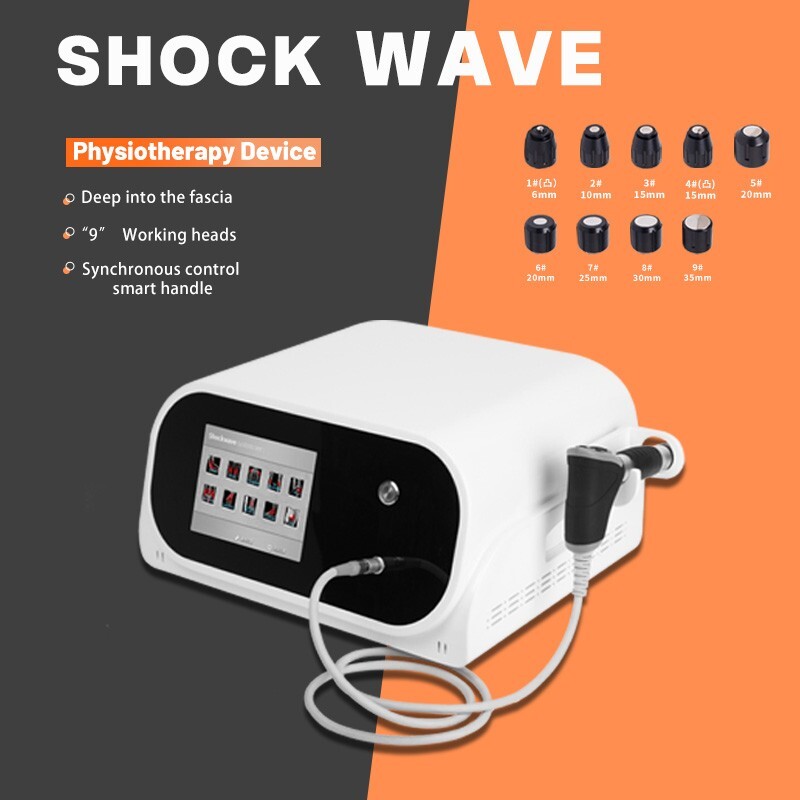 10 Bar Pneumatic ED Shockwave Therapy Machine Pain Relief Removal Spa for Gym US