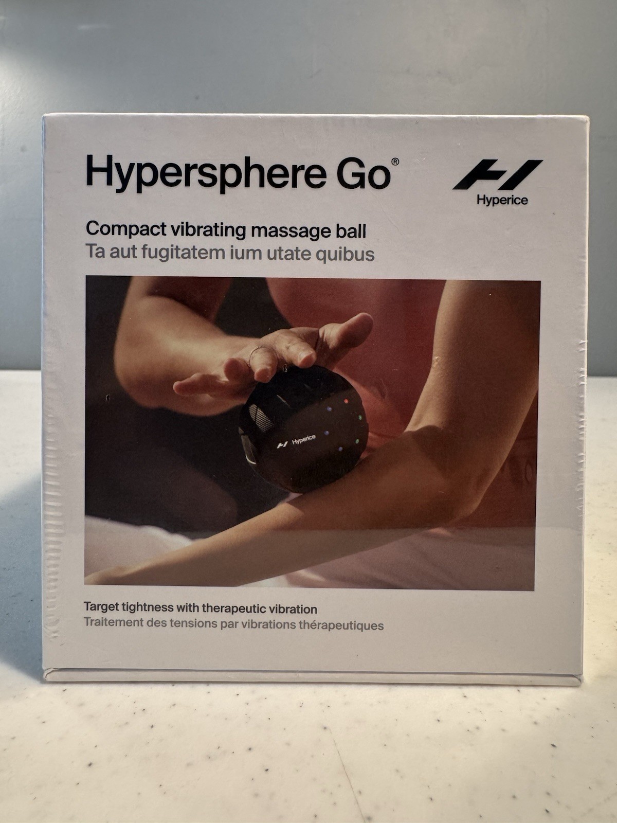 Hyperice Hypersphere Go Compact Vibrating Massage Ball Black NEW SEALED