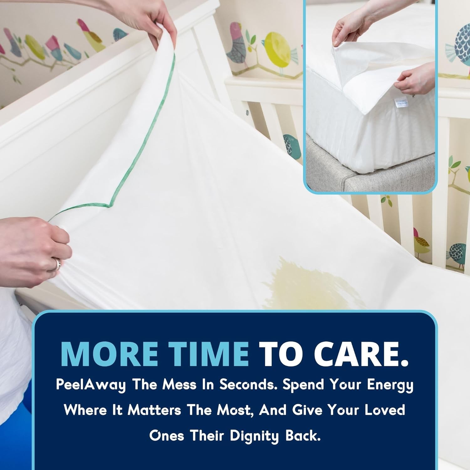 Waterproof disposable bed sheet Same as TV show 5-layer absorbent bed sheet