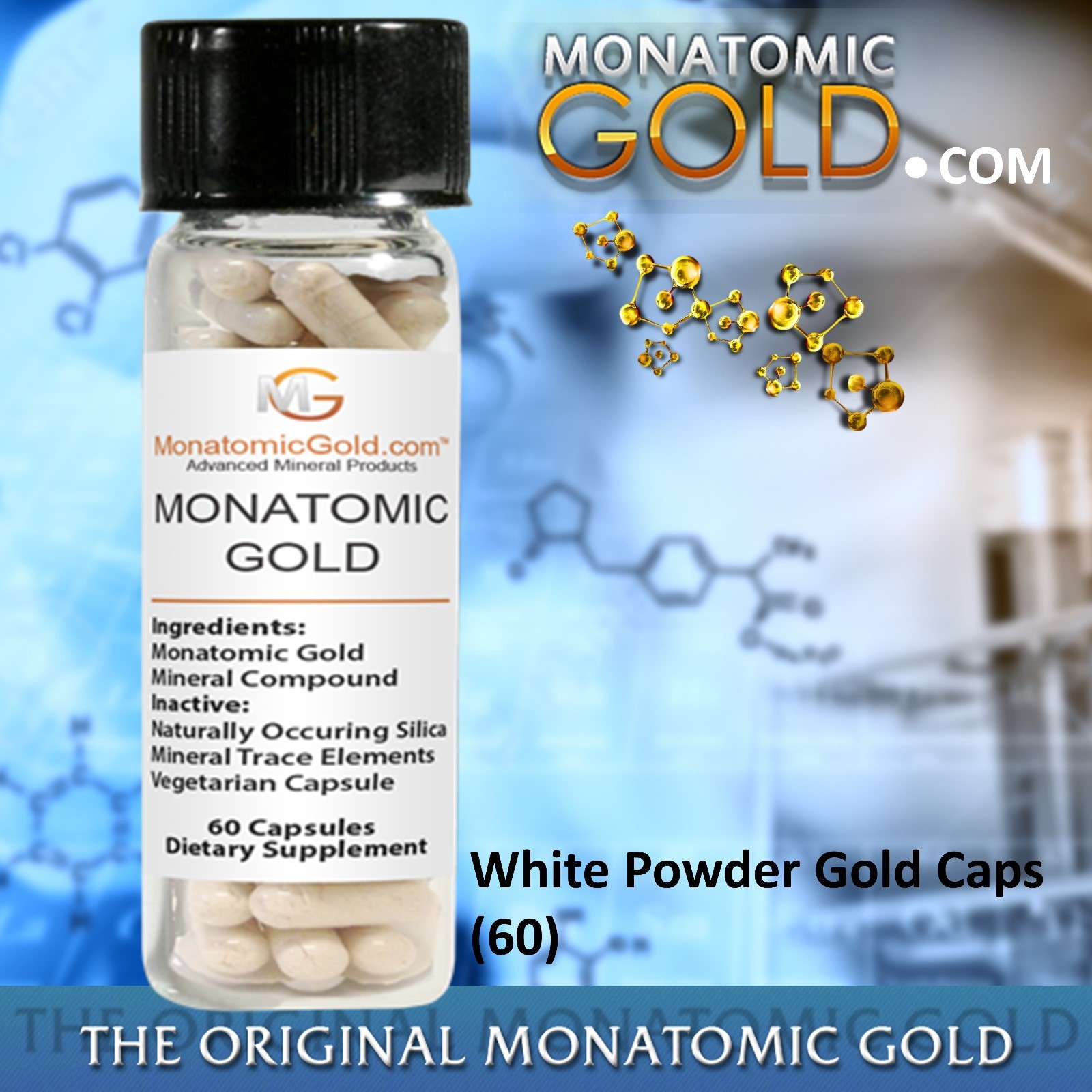 MONATOMIC GOLD *ORMUS* WHITE POWDER GOLD* 100 gram MONOATOMIC GOLD Andara M-5