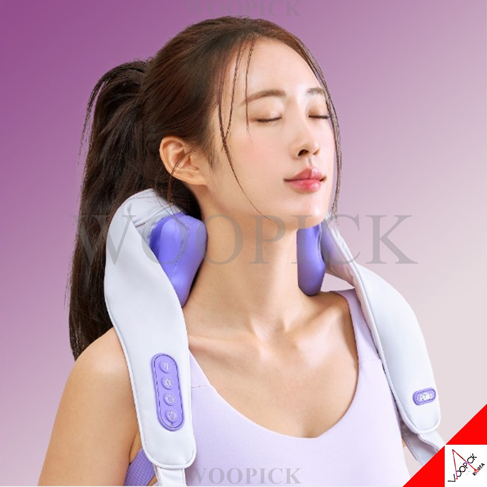 Pulio N001 Neck Shoulder Massager & Heat Deep 4D Kneading Massage Machine
