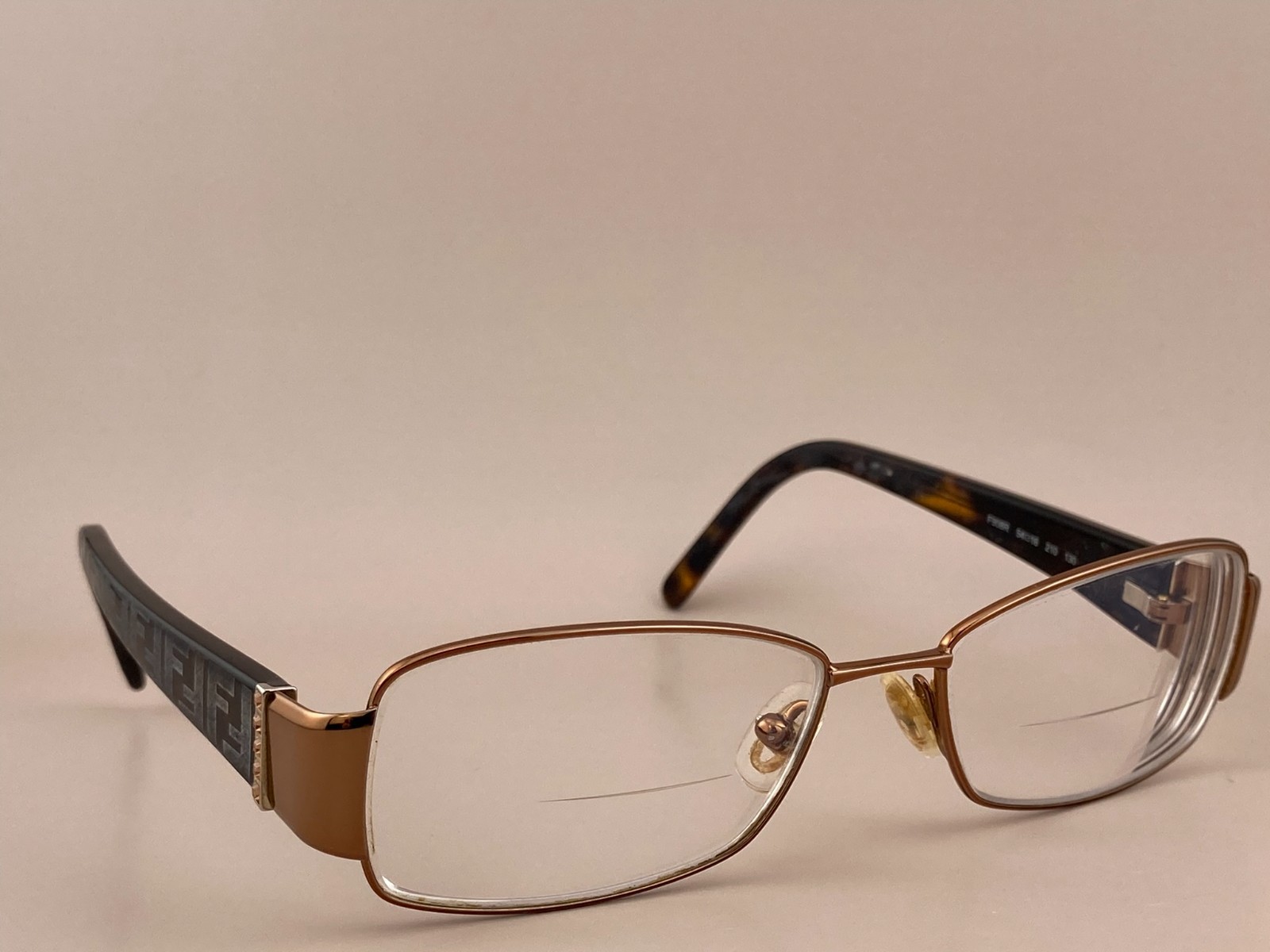 Fendi Eyeglasses Frame F908R 210 Copper Brown / Faded Tortoise 54-16-130 FRAMES