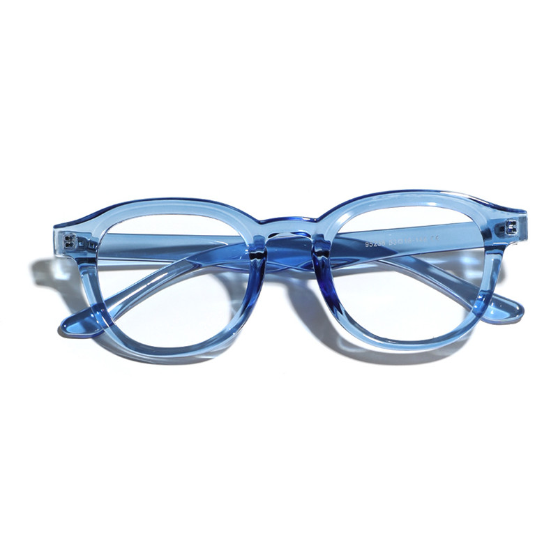 Men Women Blue Light Blocking Reading Glasses Round Clear Lens Classic Glasses