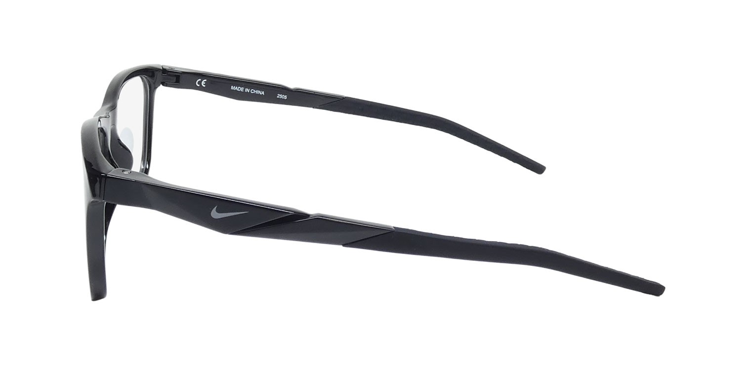 NEW NIKE 7056 GLASSES 001 MENS 53-20-145 BLACK SQUARE FULL-RIM PLASTIC