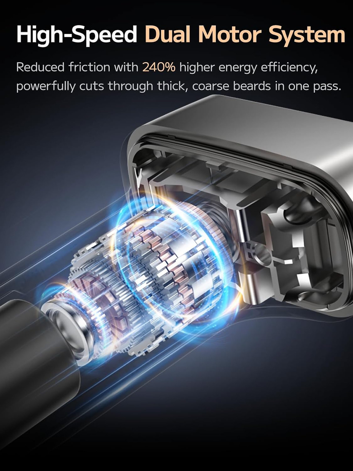 Electric Foil Shaver Men Mini Face Beard Razor Small Portable Compact