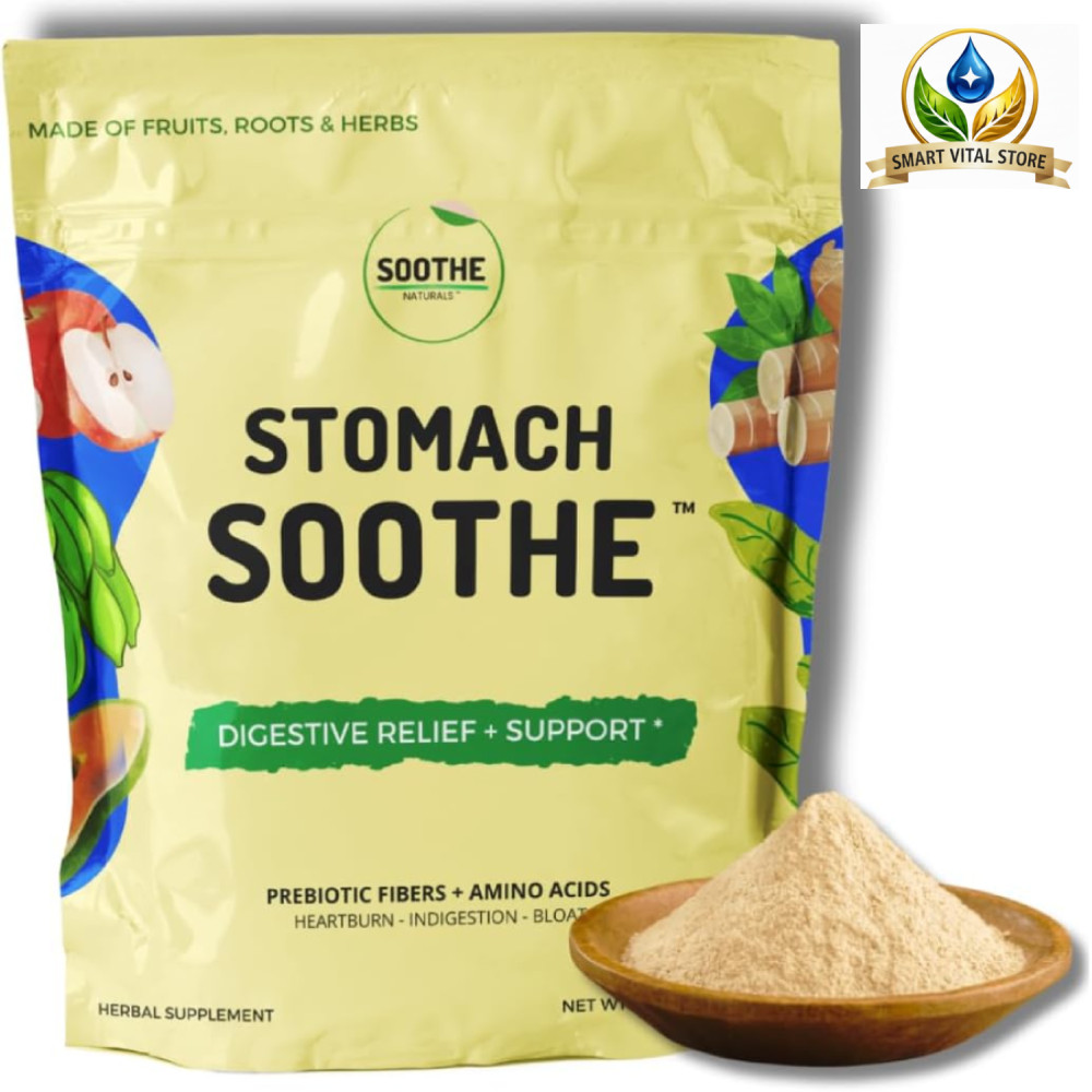 Soothe Naturals Acid Reflux Powder Digestive Support, 12 OZ