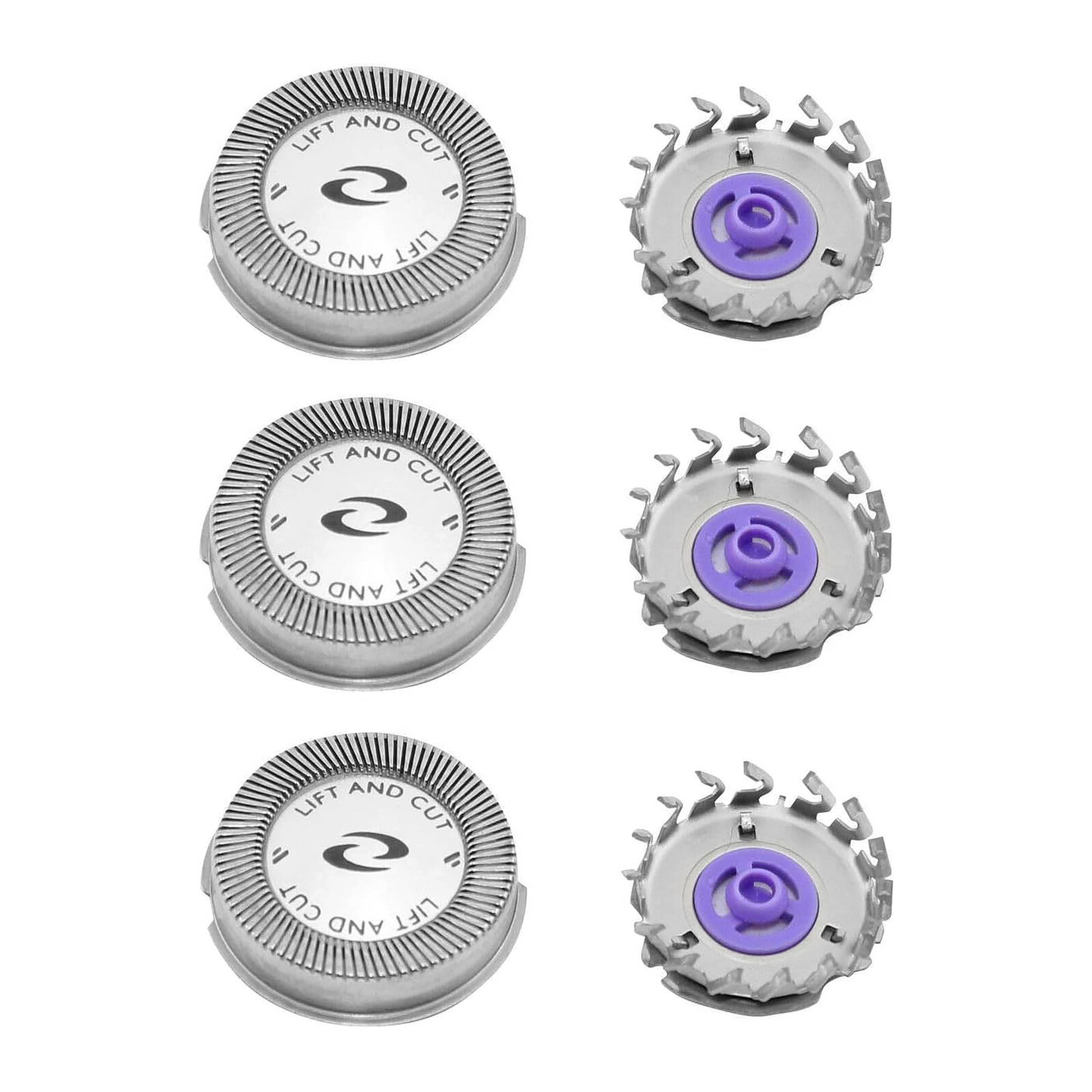 HQ3 HQ4 HQ55 Blades Replacement Heads for Philips Norelco Shavers HQ56 (6-Pack)