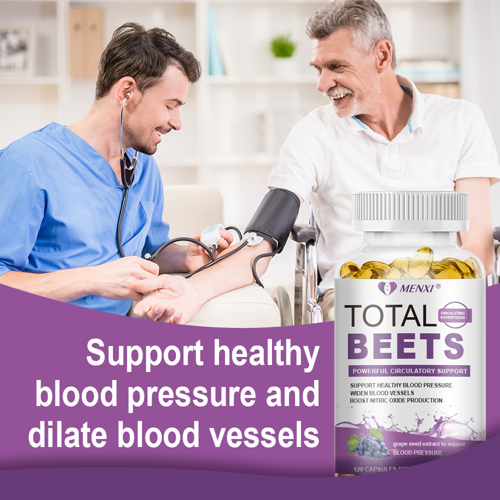 Total Beets Circulation Superfood Beet Root with Blood Pressure Support 240Pcs