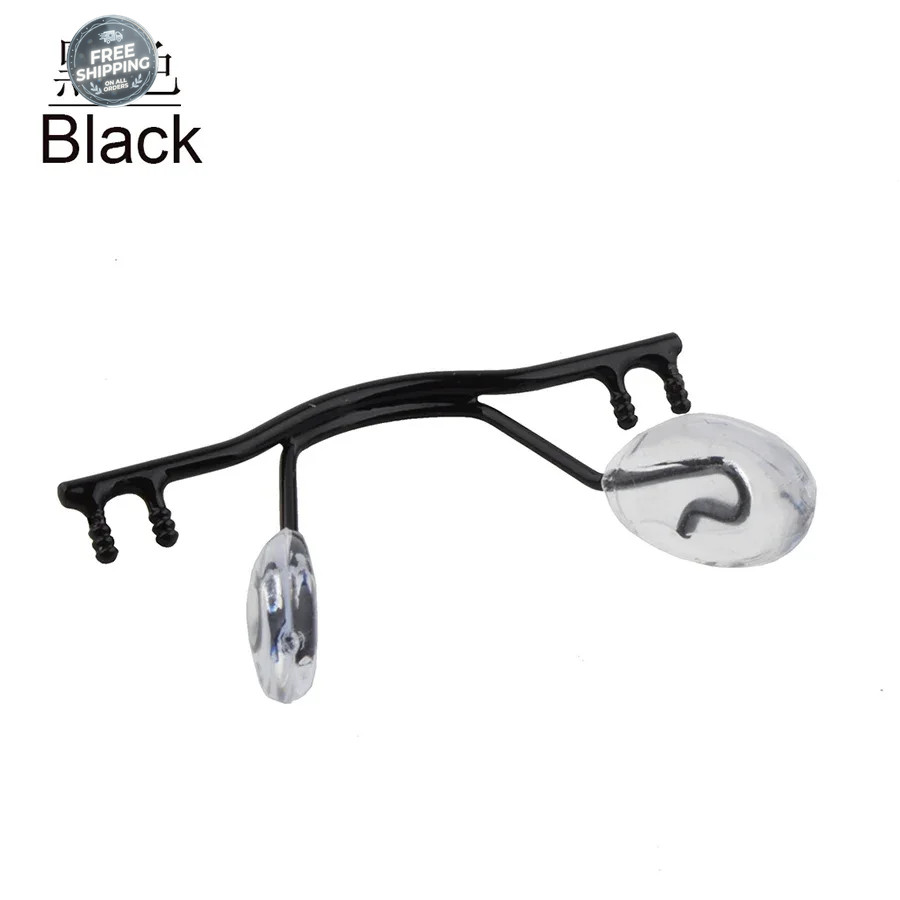 1pcs Eyeglasses Stainless Steel Bridges Replacement Part Rimless Nose Frame Top