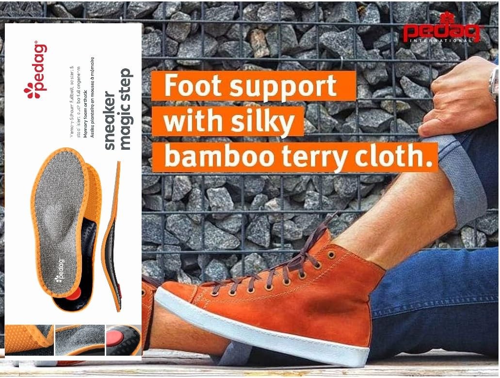 Pedag Sneaker Magic Step Athletic Shoe Insoles Handmade In Germany Supporting