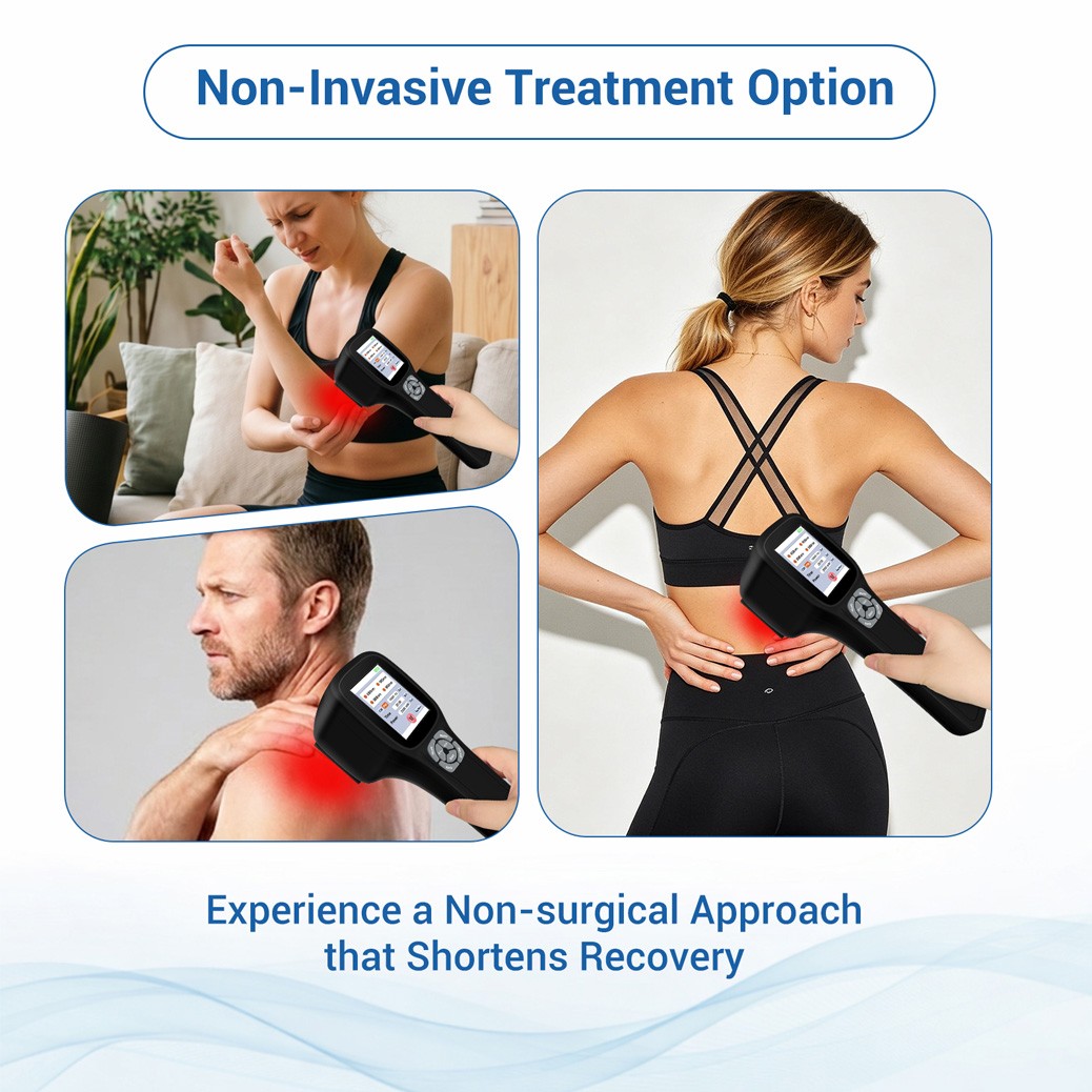 Touchscreen Low Level Laser Light Therapy For Chronic Pain Relief 2.5W 1-10000Hz