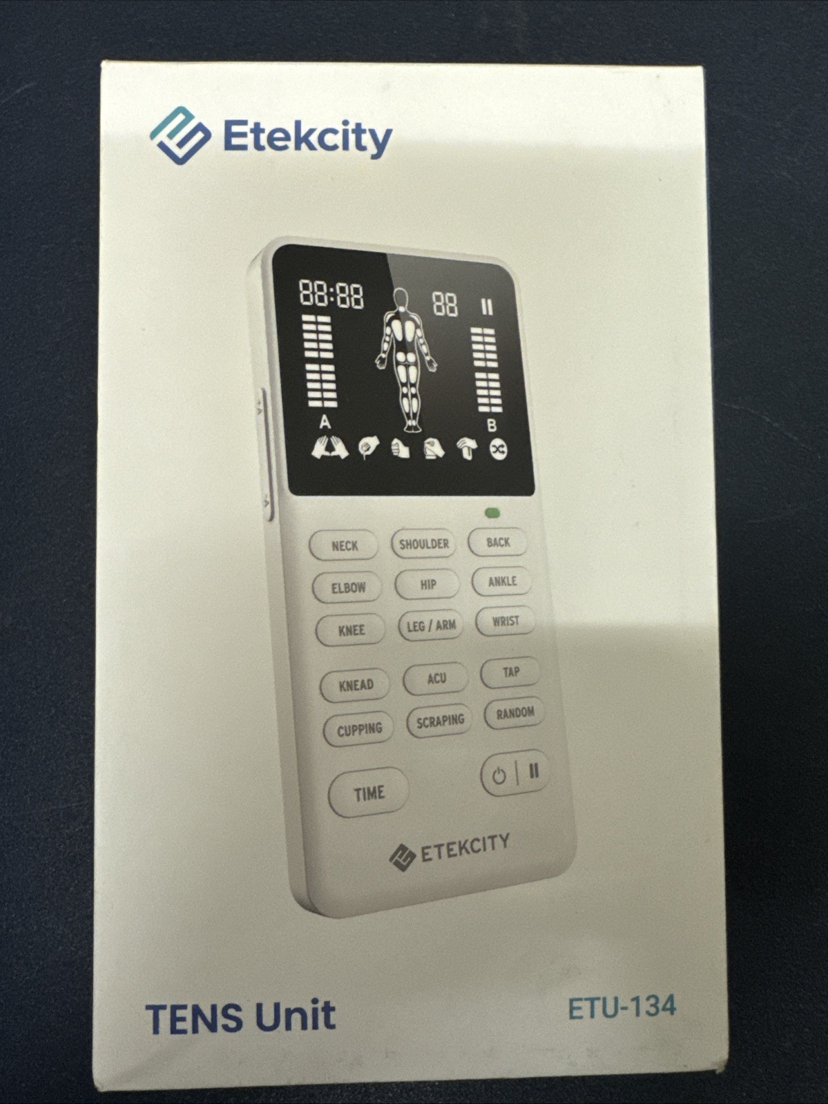 4-Output TENS Unit, Muscle Stimulator Machine for Pain Relief, Physical Therapy
