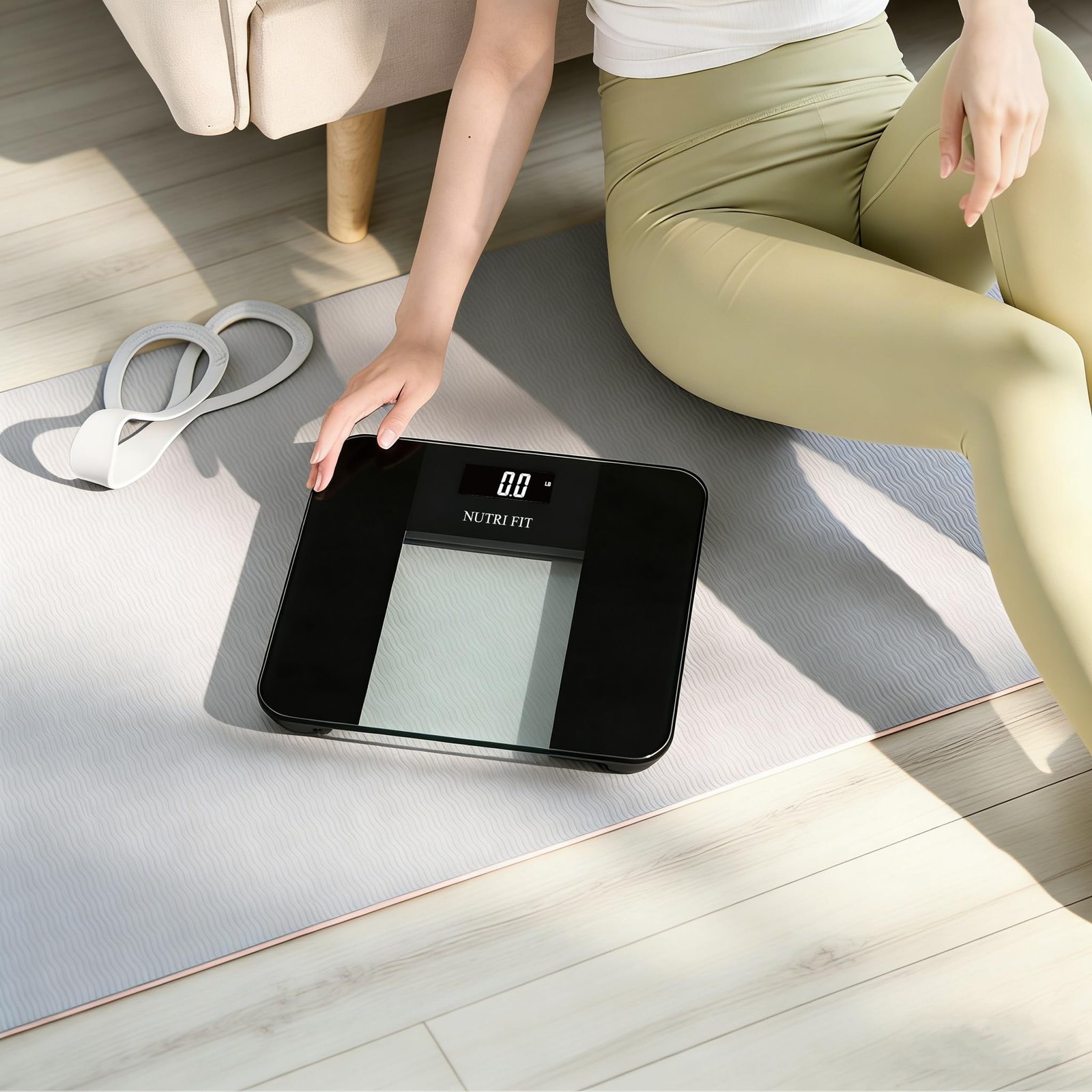 Digital Bathroom Scale for Body Weight, High Accuracy 0.1 lb Precision, 400 l…
