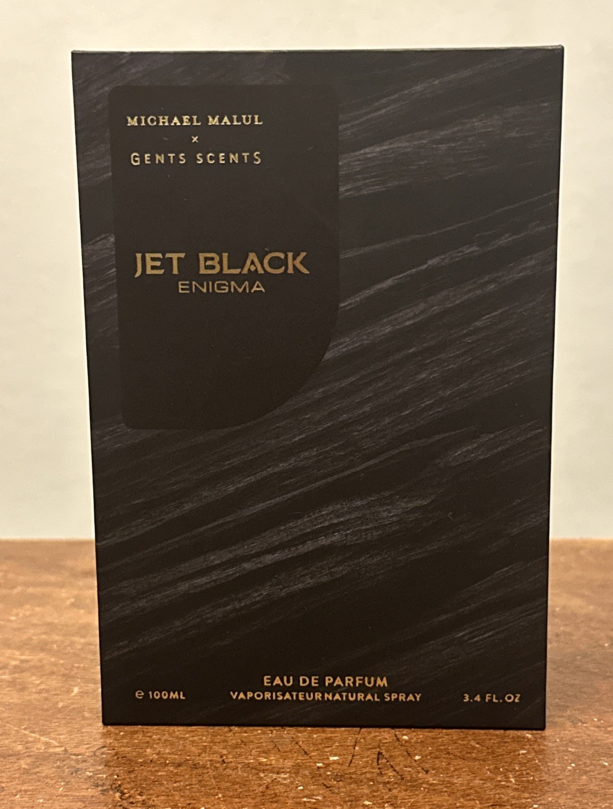 Jet Black Enigma By Michael Malul EAU DE PARFUM for Men 3.4oz 100ml NEW SEALED