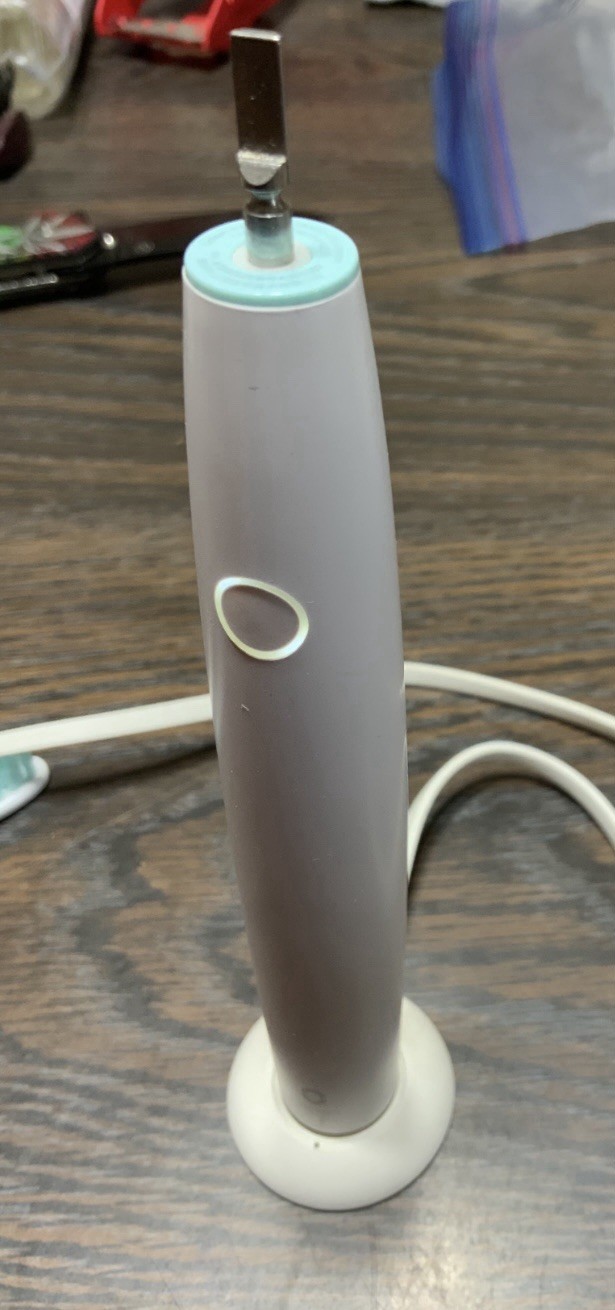Oclean Wireless Portable Hand Held Electric Tooth Brush W/1 Brush Head White