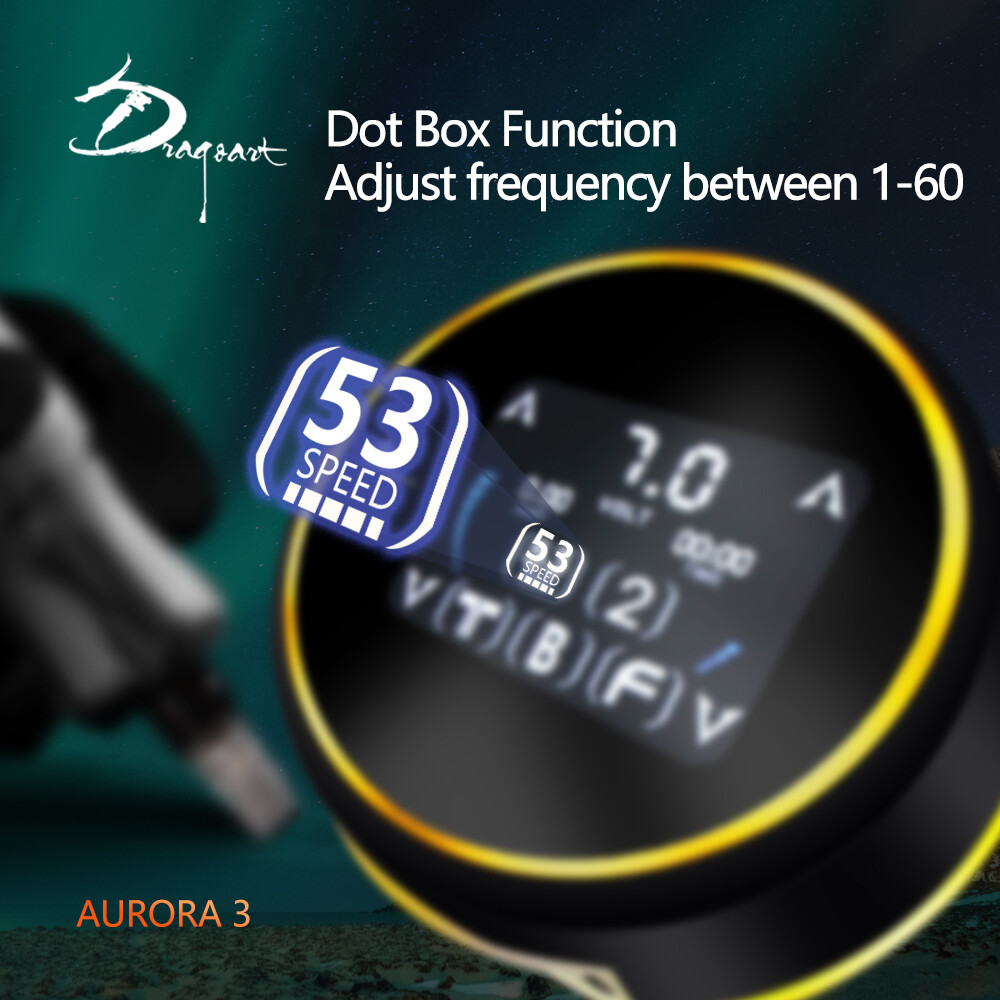 Aurora 3 Tattoo Power Supply Touch Screen Dot Box Upgraded Tattoo Machine Supply