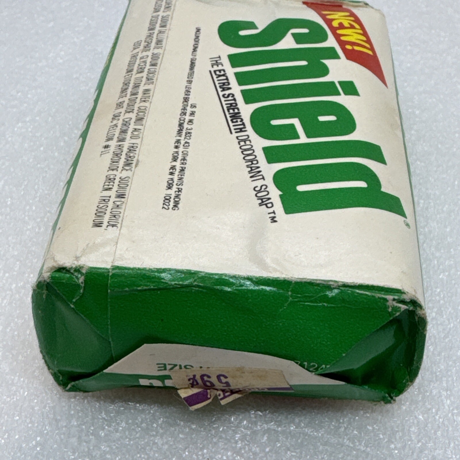 Vintage Lot Of 5 SHIELD Bars Of Deodorant Soap Assorted Sizes Years