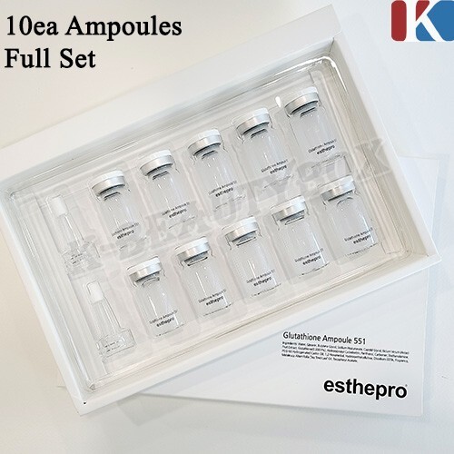 ESTHEMAX Glutathione Ampoule 8ml 10EA Aesthetic Skin Care Ampoule Made in korea