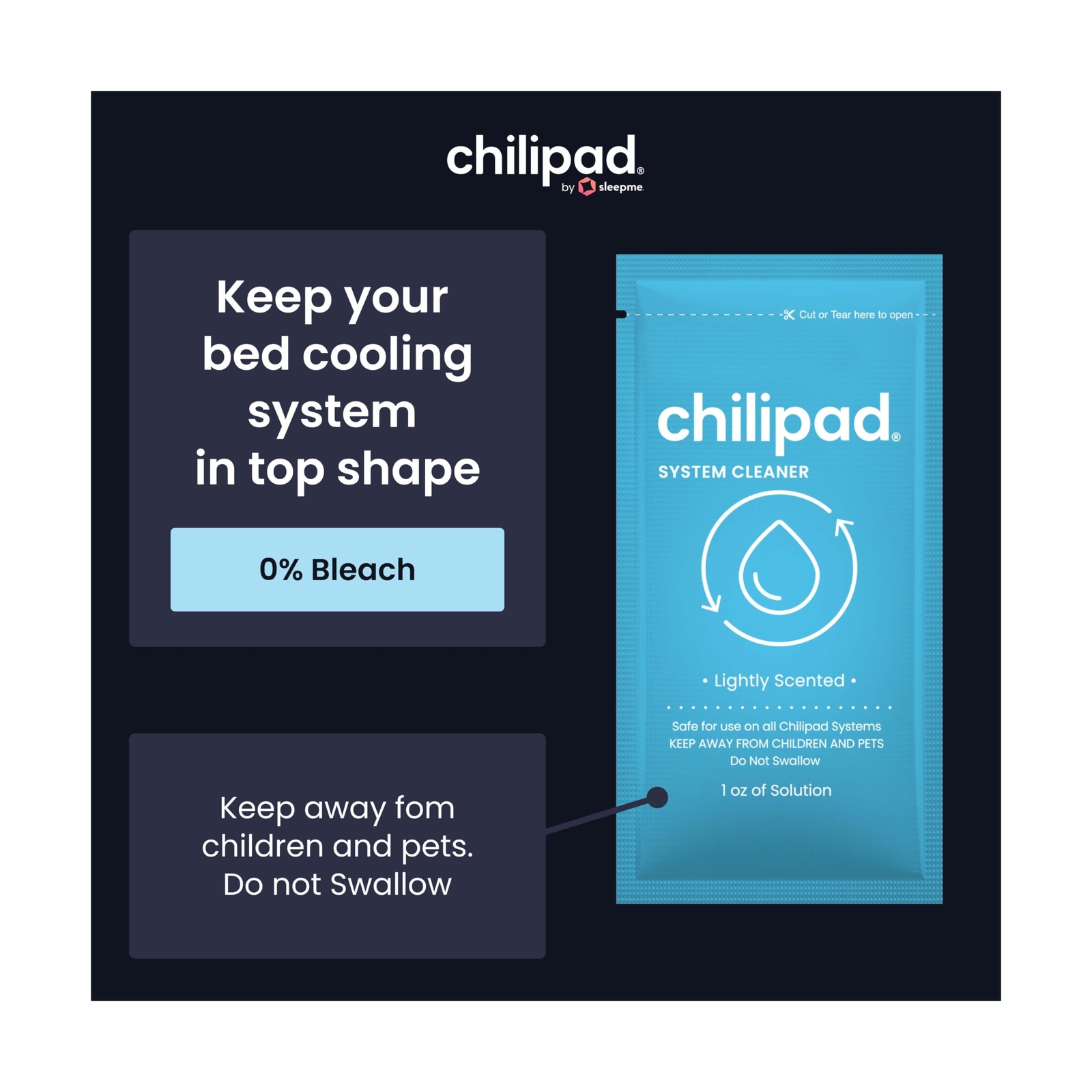 Chilipad Sleep System Cleaner – For Regular Maintenance and Deep Cleaning