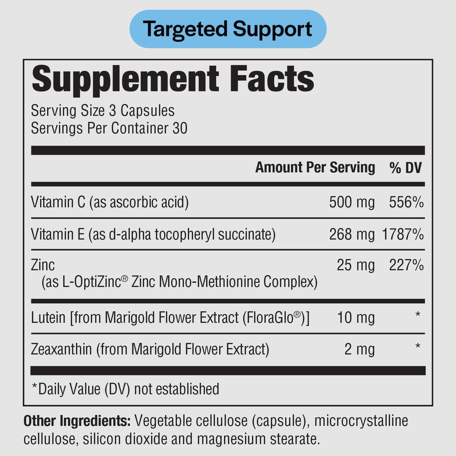 PureFormulas Pure Eye Support | Lutein and Zeaxanthin Supplement – 90 Vegetar…