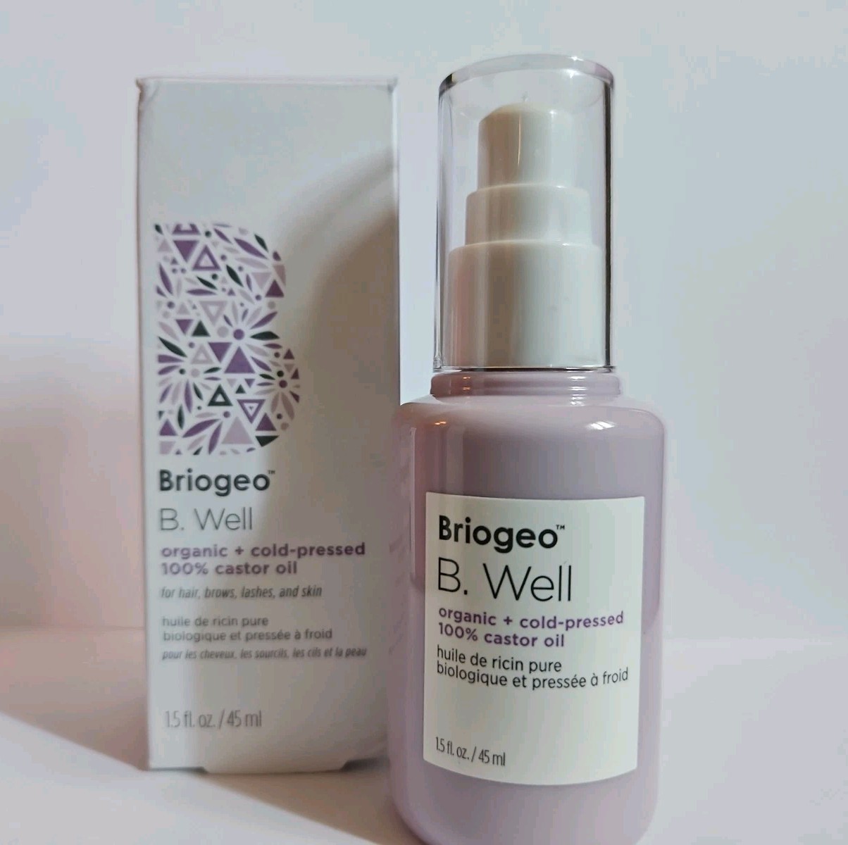 Briogeo B. Well Organic Cold-Pressed 100% Castor Oil 1.5oz Brand New In Box