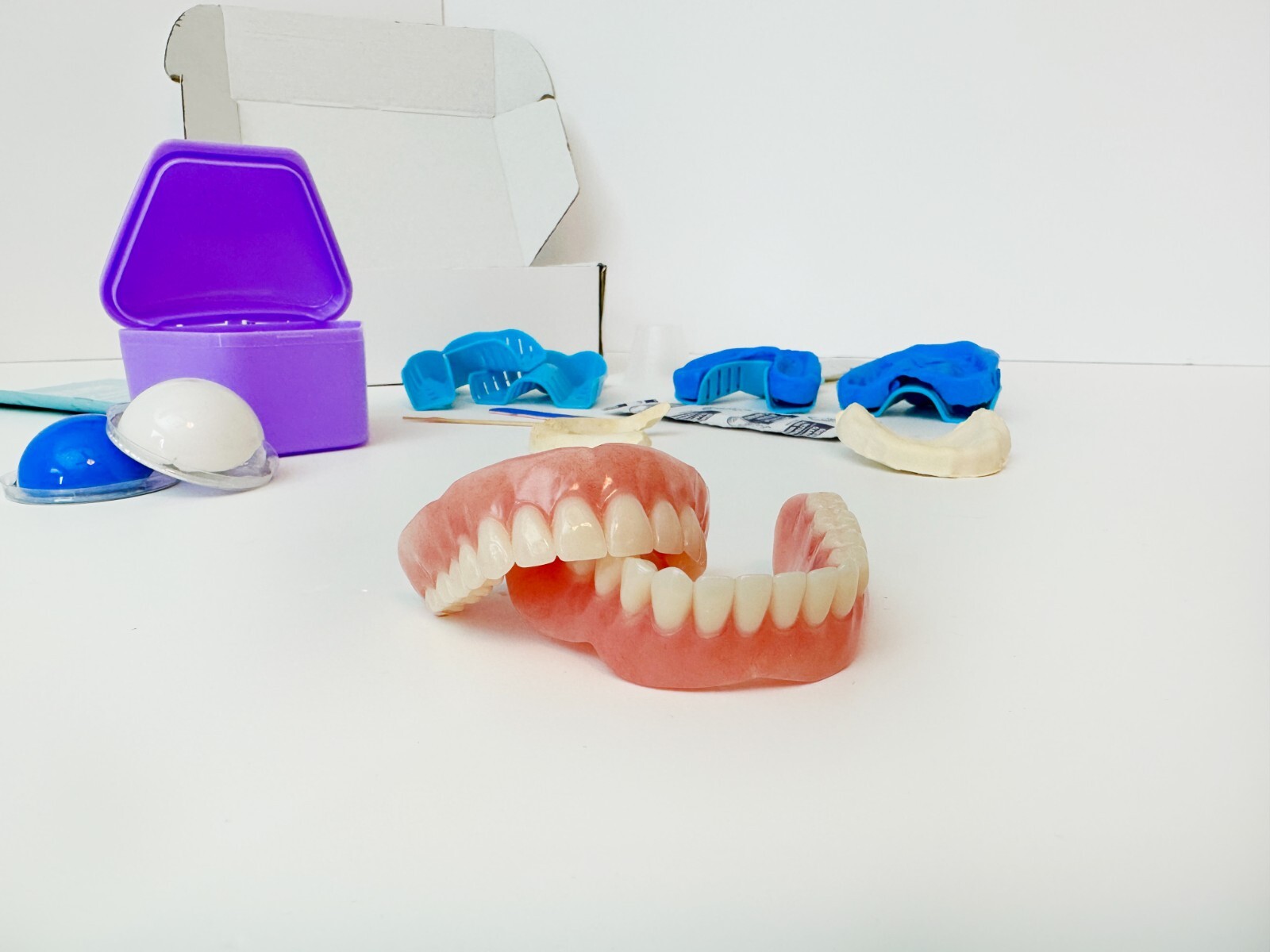 DIY FULL DENTURES for beginners (ONE SIZE FITS ALL) * FULL /PARTIAL*
