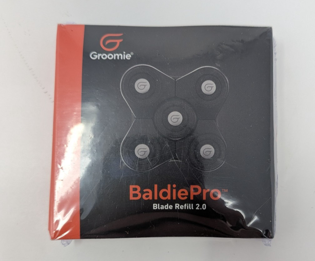 Groomie BaldiePro Blade Refill 2.0 GM134 5-Head Rotary Replacement Shaver NEW