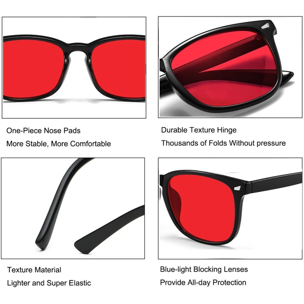 Blue Light Blocking Gaming Glasses Computer Screen TV Phone UV Filter Unisex