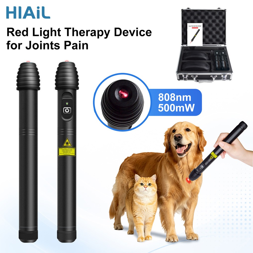 500mW 808nm Laser Therapy For Joint Pain NIR Light Laser Device For Human Pets