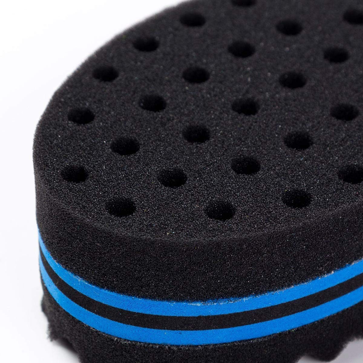 4 Pcs Small Holes Hair Twist Sponge, Barber Curl Sponge Brushes for Dreads Locki