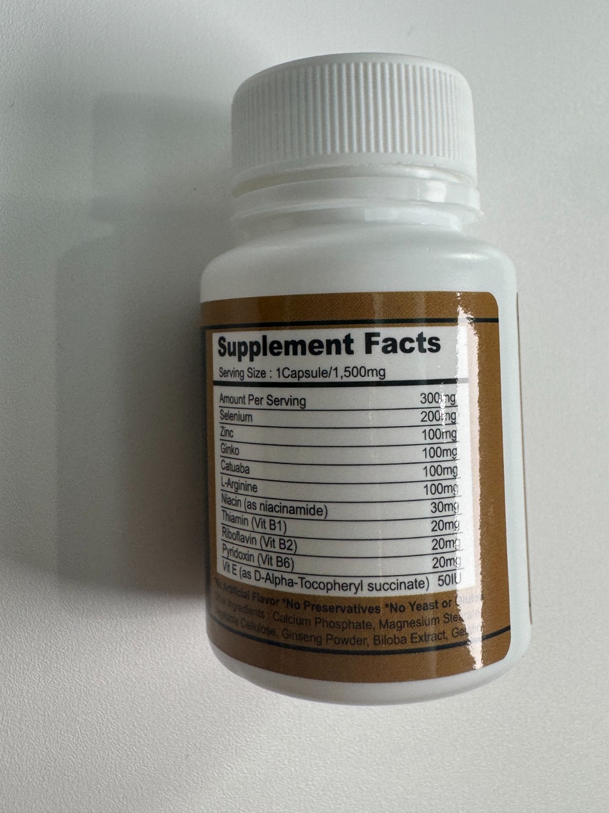 POWER-PLUS GINSENG Capsules Supplement (pack of 12 bottles )