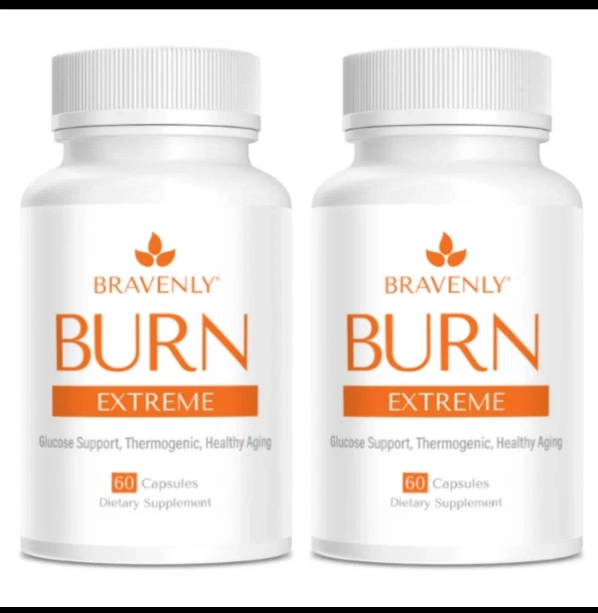 x2 Bravenly Burn Extreme 120 capsules TOTAL – AUTHENTIC