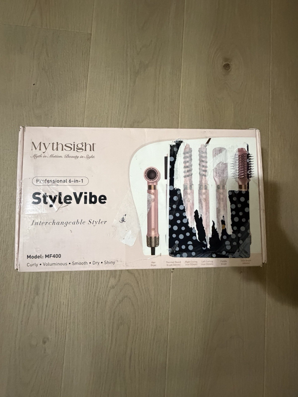 MF400 Professional 6-in-1 Interchangeable Hair Styler (1600W)