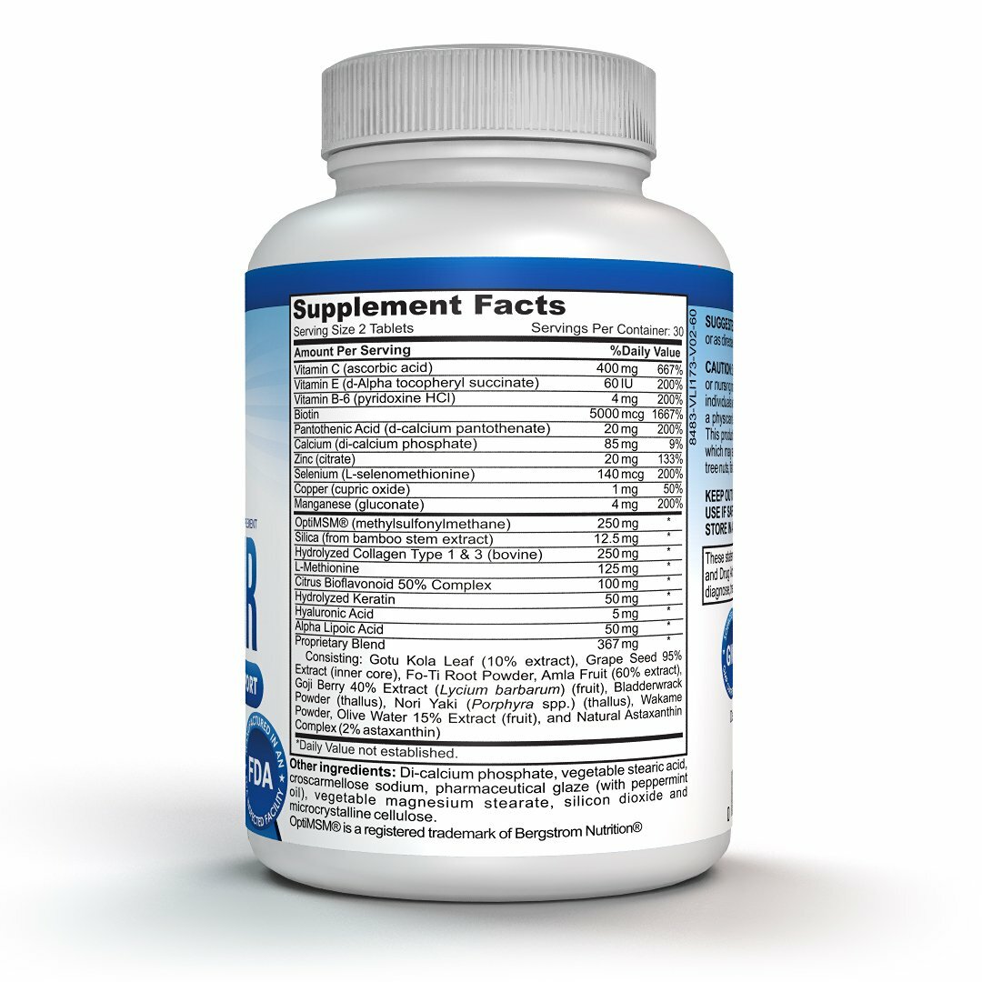 Thick Hair Growth Vitamins – Anti Hair Loss DHT Blocker