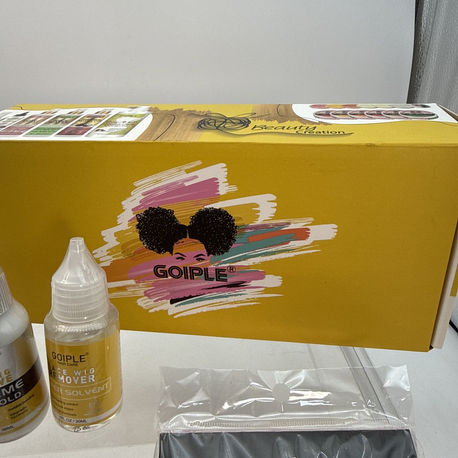 Goiple Lace Melting and Holding Spray Glue-Less Hair Adhesive Kit Wigs Lace Bond