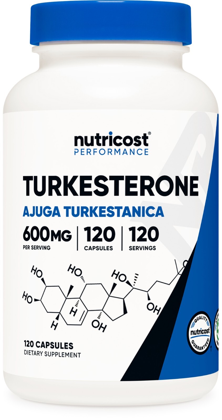 Nutricost Turkesterone Dietary Supplement 600mg, 120 Capsules